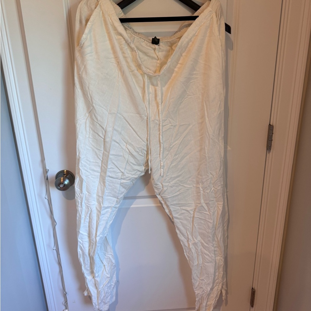 Wild Fable Cream Drawstring Pants